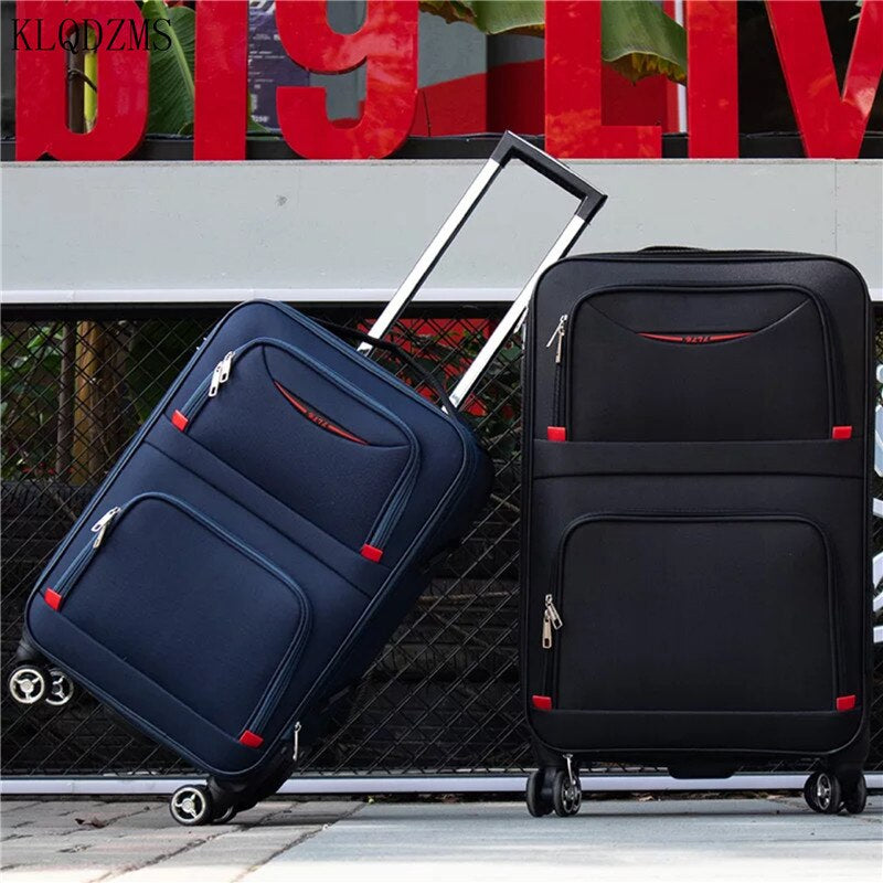 20"22"24"26"28Inch New Waterproof Oxford Rolling Luggage Carry on Trolley Suitcase Women Men Travel Suitcase with Wheel