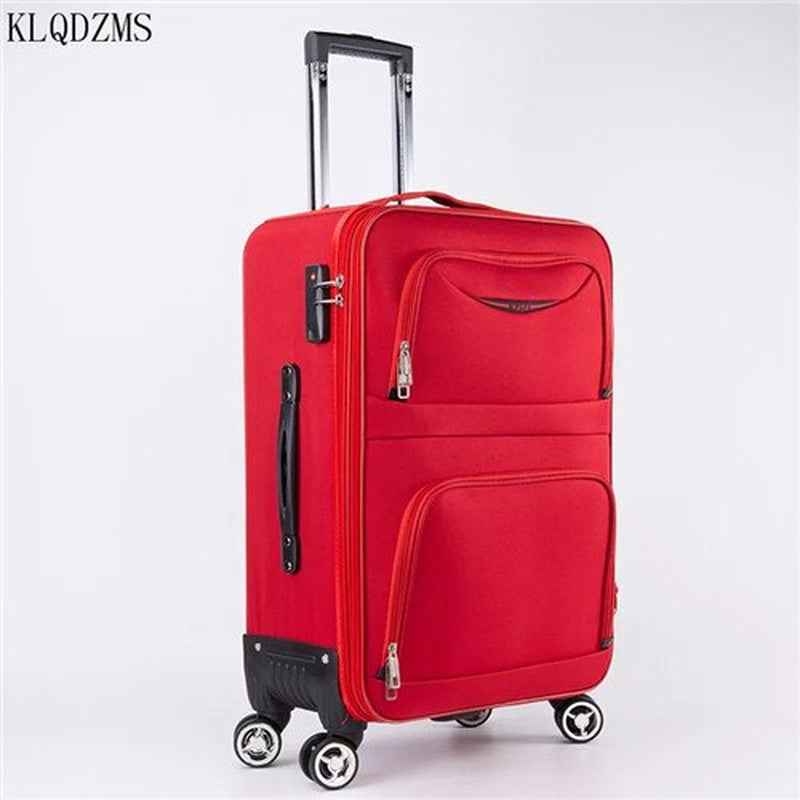 20"22"24"26"28Inch New Waterproof Oxford Rolling Luggage Carry on Trolley Suitcase Women Men Travel Suitcase with Wheel