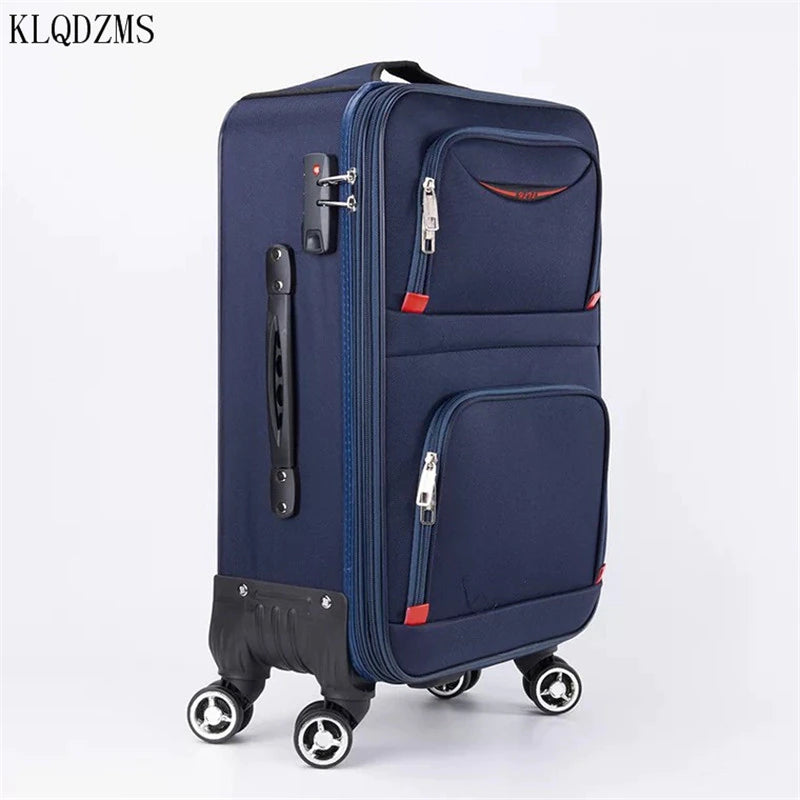 20"22"24"26"28Inch New Waterproof Oxford Rolling Luggage Carry on Trolley Suitcase Women Men Travel Suitcase with Wheel