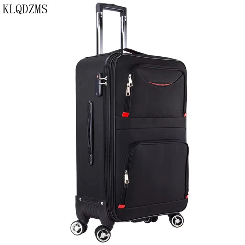 20"22"24"26"28Inch New Waterproof Oxford Rolling Luggage Carry on Trolley Suitcase Women Men Travel Suitcase with Wheel